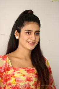 Priya Prakash Varrier at Ishq Movie Interview