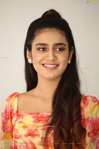 Priya Prakash Varrier at Ishq Movie Interview