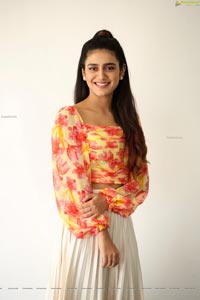 Priya Prakash Varrier at Ishq Movie Interview