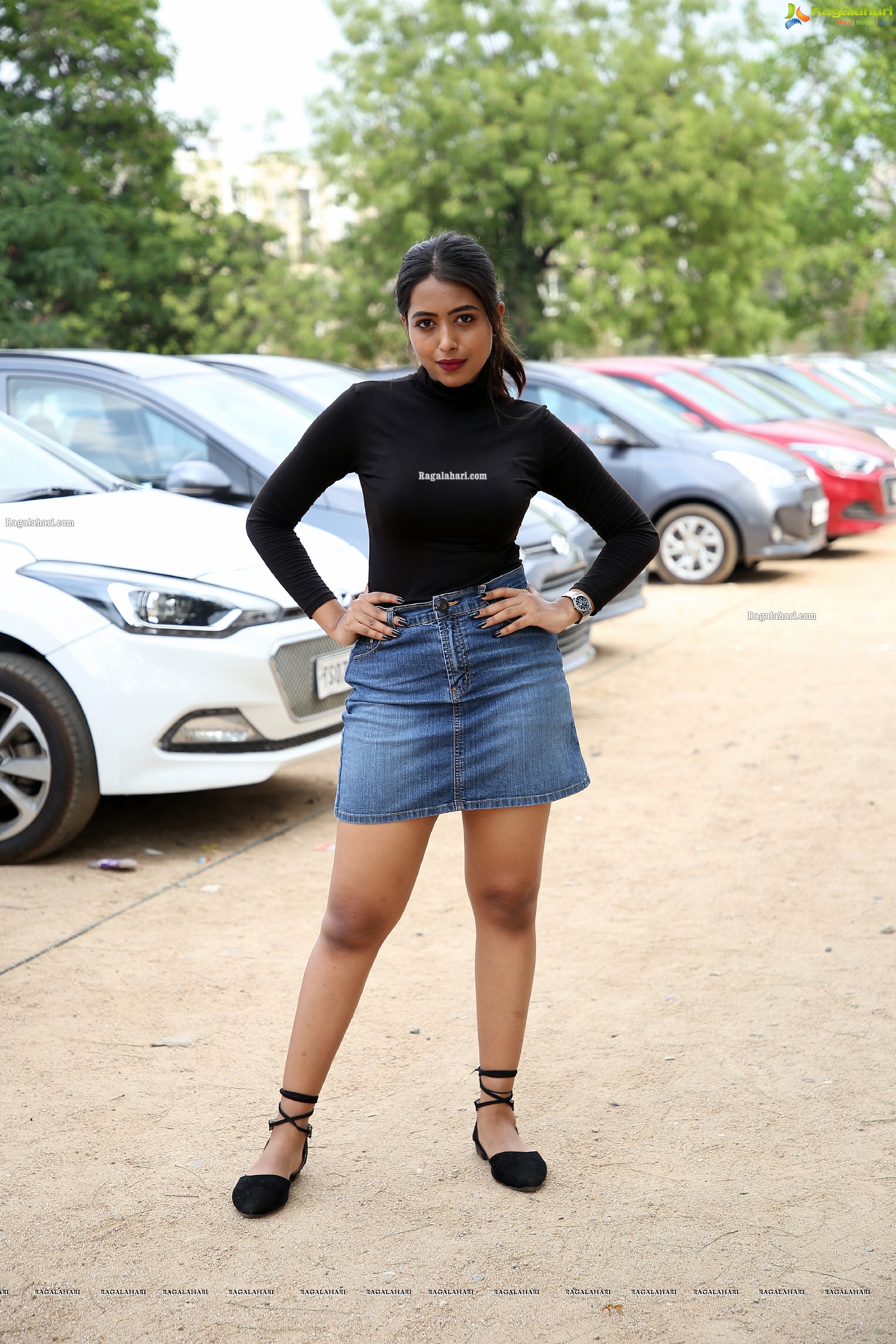 Rittika Chakraborthy at Right Cars Free Covid Disinfectant Service For Cars Launch, HD stills