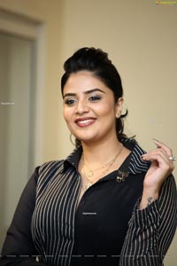 Sreemukhi at Pushpa First Meet