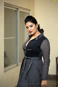 Sreemukhi at Pushpa First Meet