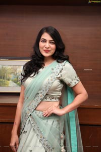 Supraja Reddy in Green Designer Lehenga Choli