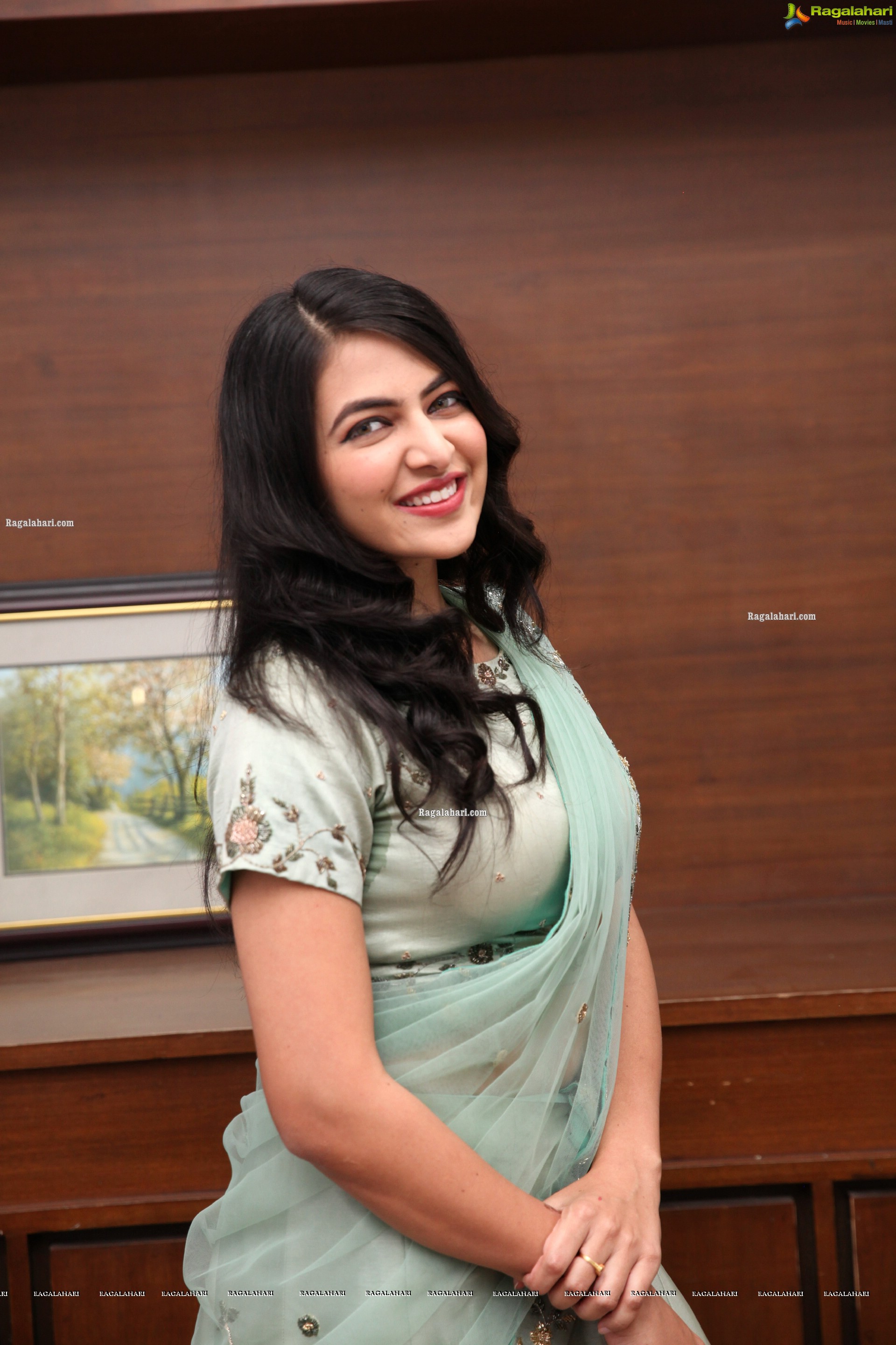 Supraja Reddy in Green Designer Lehenga Choli, HD Photo Gallery
