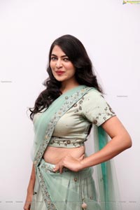 Supraja Reddy in Green Designer Lehenga Choli