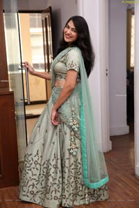 Supraja Reddy in Green Designer Lehenga Choli