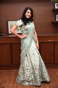 Supraja Reddy in Green Designer Lehenga Choli