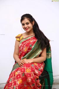 Vaanya Aggarwal in Traditional Saree