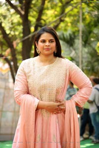 Vidyullekha Raman at Pudingi No.1 Movie Pooja Ceremony