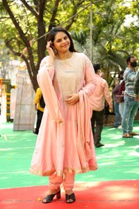 Vidyullekha Raman at Pudingi No.1 Movie Pooja Ceremony