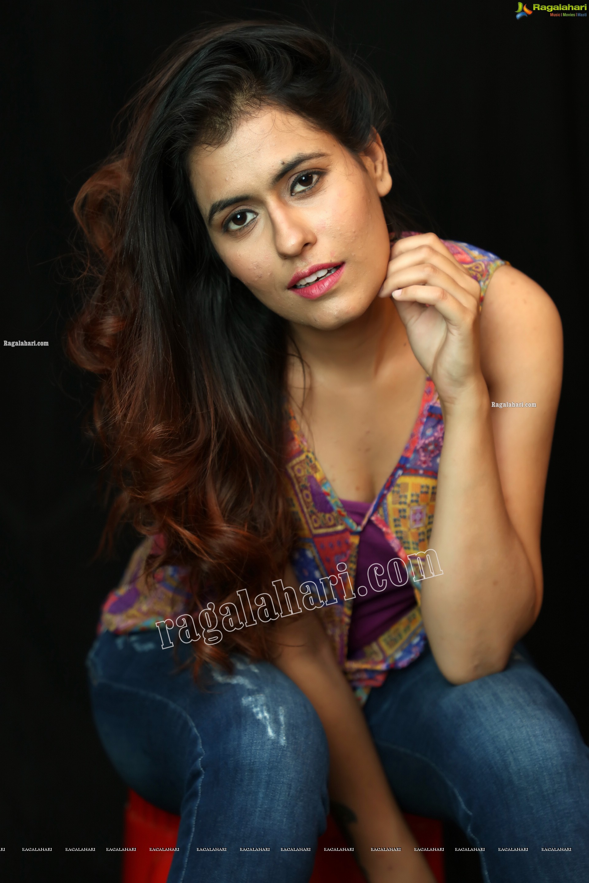 Chanchal Sharma in Light Pink Crop Top and Palazzo Pant, Exclusive Photo Shoot