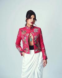 Priyanka Chopra in a Shirtless Blazer