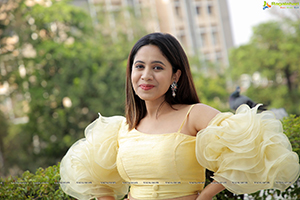 Ananya Tanu in Yellow Designer Lehenga Choli