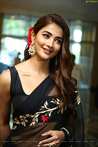 Pooja Hegde at Acharya Press Meet