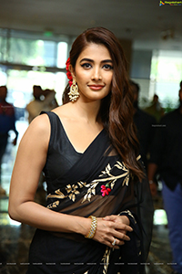 Pooja Hegde at Acharya Press Meet