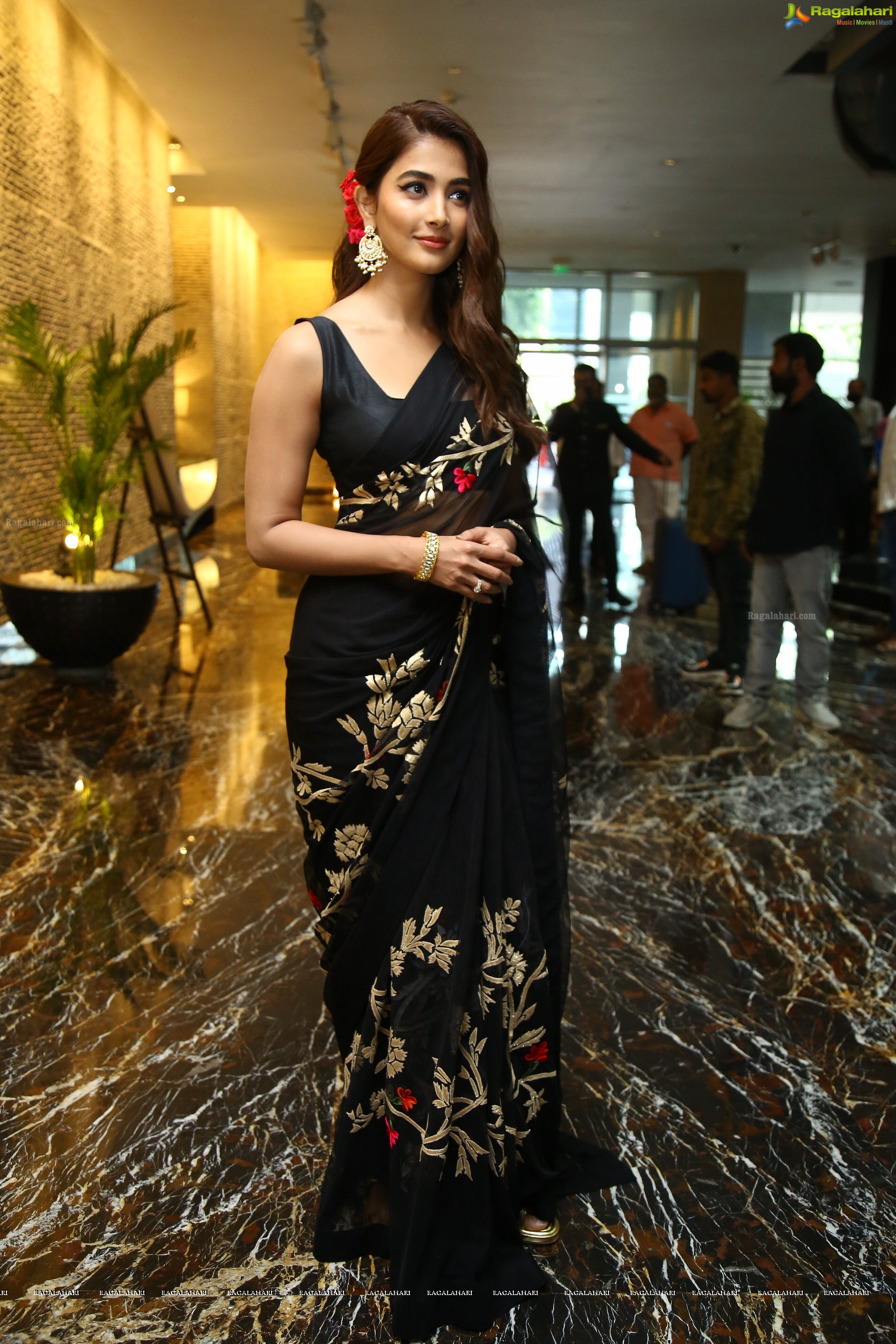 Pooja Hegde at Acharya Movie Press Meet, HD Photo Gallery