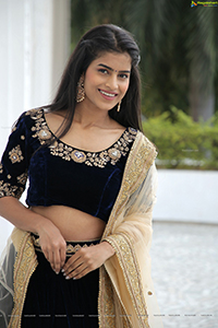 Srilekha in Black Lehenga Choli