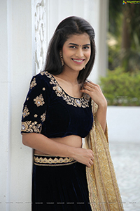 Srilekha in Black Lehenga Choli