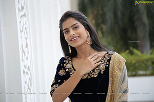 Srilekha in Black Lehenga Choli