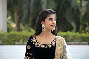 Srilekha in Black Lehenga Choli