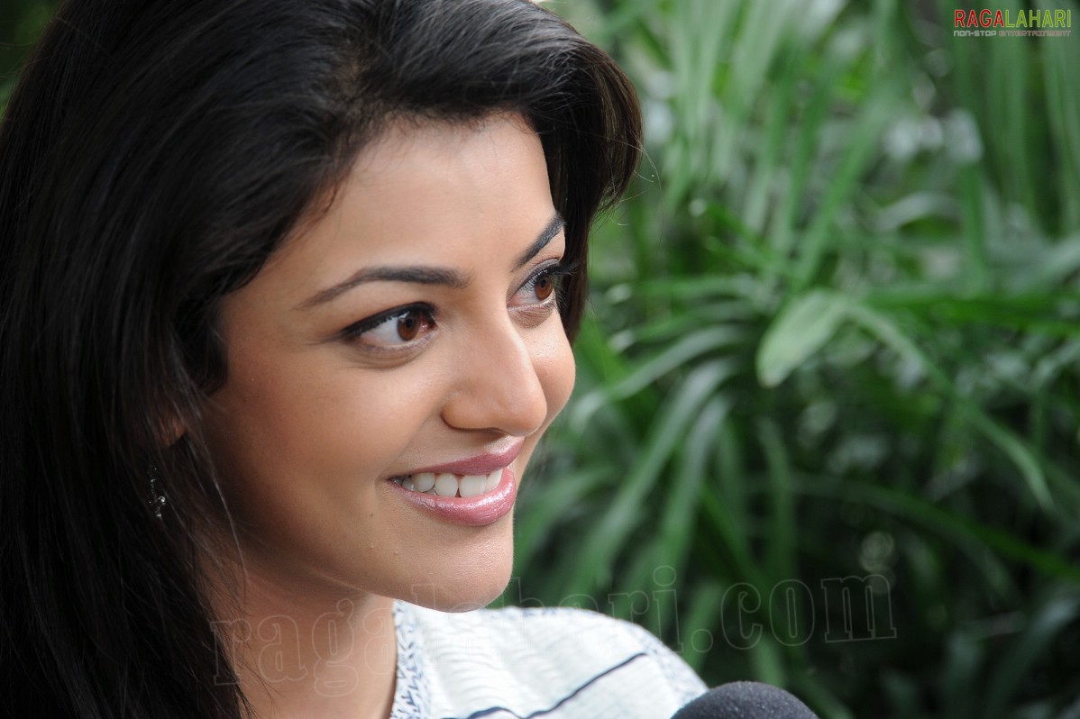 Kajal Aggarwal at Dhada Movie Interview, HD Photo Gallery