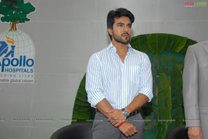 Ram Charan Tej at Apollo Hospitals Press Meet