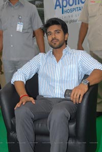 Ram Charan Tej at Apollo Hospitals Press Meet