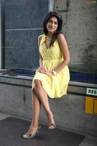 Sraddha Das in Yellow Mini Dress