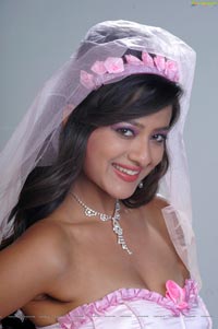 Madalasa Sharma in Pink Ball Gown