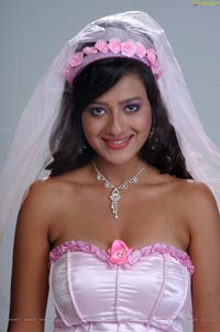 Madalasa Sharma in Pink Ball Gown