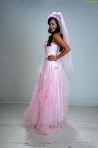 Madalasa Sharma in Pink Ball Gown