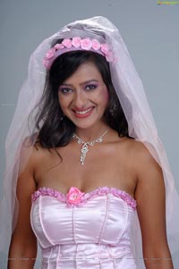 Madalasa Sharma in Pink Ball Gown