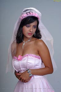 Madalasa Sharma in Pink Ball Gown