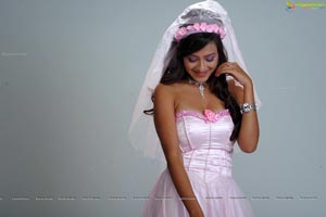 Madalasa Sharma in Pink Ball Gown