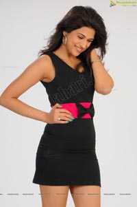 Stylish Shraddha Das in Short Black Frock