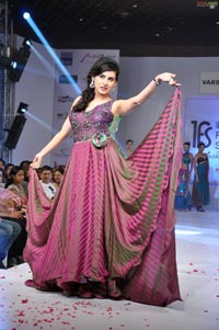 Veda Archana walks the ramp at Indian Fashion Street