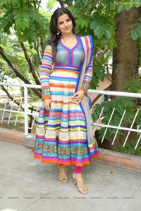 Madhu Sharma in Colorful Dress Photos