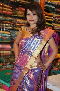 Model Neha Fathima at Hyderabad Patny Chandana Brothers