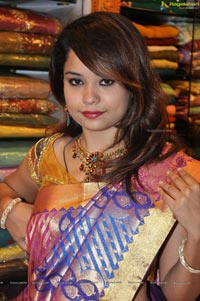 Model Neha Fathima at Hyderabad Patny Chandana Brothers