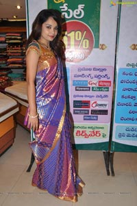 Model Neha Fathima at Hyderabad Patny Chandana Brothers