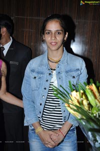 Saina Nehwal at Worlds Largest Zumba Bollywood Dance Aerobics Class