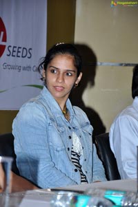 Saina Nehwal at Worlds Largest Zumba Bollywood Dance Aerobics Class