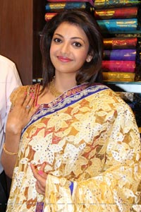 Kajal Aggarwal in Pink Saree