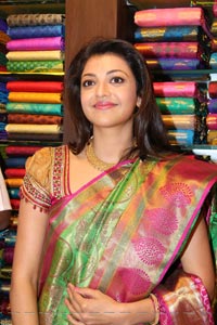 Kajal Aggarwal in Pink Saree