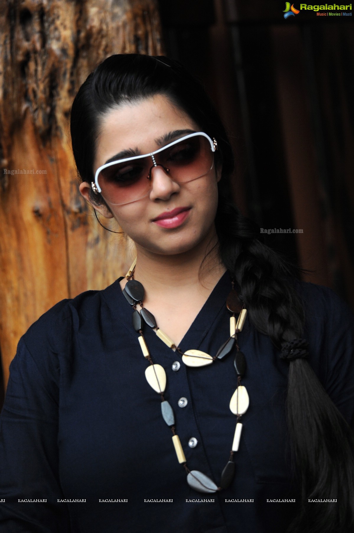 Charmi in in Black Top and Blue Jeans, Photo Gallery