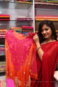 Beautiful Madhavi Latha in Red Saree