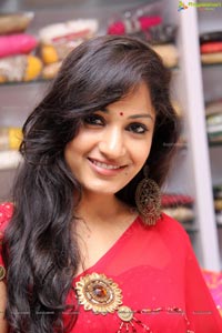 Beautiful Madhavi Latha in Red Saree