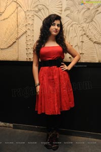 Veda in Red Dress Photos