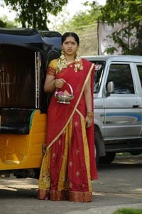 Sanusha Santhosh in Half Saree