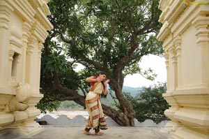 Veda in Bharata Natyam Dress